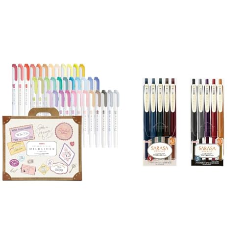 人気商品】蛍光ペン マイルドライナー 35色セット ゼブラ(ZEBRA